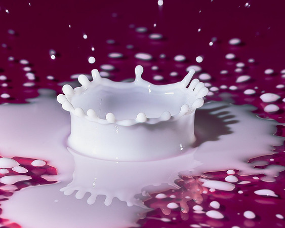 Milk on Red