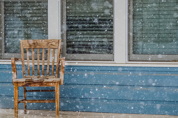 Snowy Porch
